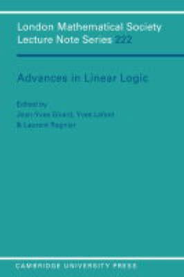 Libro Advances In Linear Logic - Jean-yves Girard