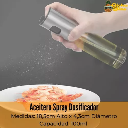 Aceitero Spray Aceite Vinagrera Rociador Aderezo Cocina