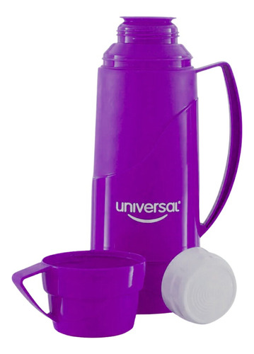 Termo Para Bebida Caliente O Fría Universal 450 Ml Color Violeta