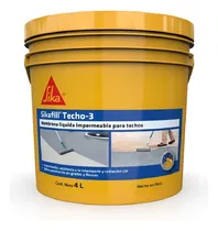 Comprar Impermeabilizante Para Techos Y Terrazas Sikafill Techo-3 4l Color Gris