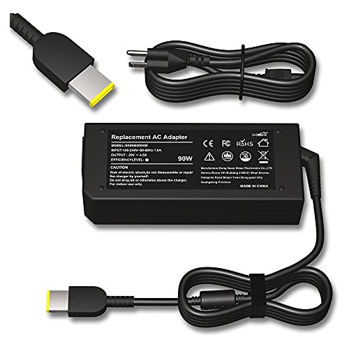 Adaptador Ac 90w 20v 4.5a Cargador Portátil Para Lenovo Thin