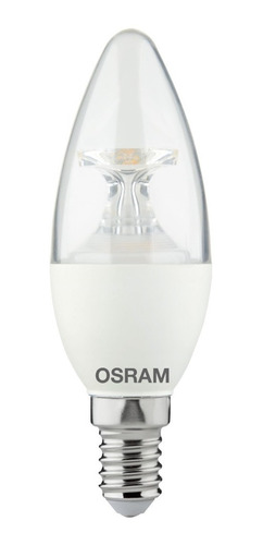 Lámpara Led Osram 4w Vela Dimerzable E14 Cálida Por E631