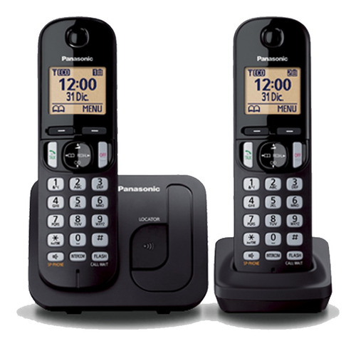 Teléfono Inalámbrico Panasonic Doble Base Con Captor Tgc212
