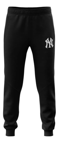 Pantalón Mlb Buzo Negro New York Yankees