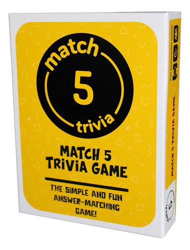 Match 5 Trivia Juego: Diversión Para Adultos, Familia, Amig