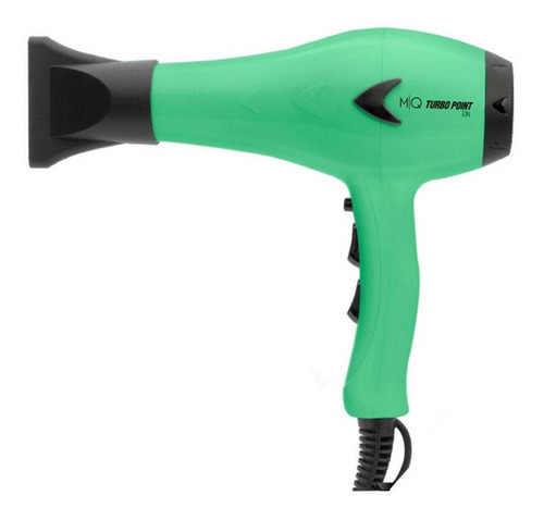 Secador de cabelo MQ Professional Turbo Point verde-claro 127V