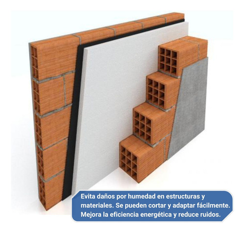 Plancha De Telgopor Aislante Térmico 1x1 20mm 20kg Pack X 10