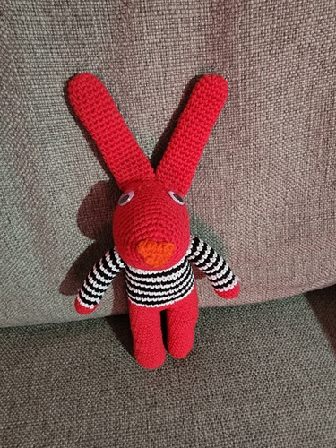 Amigurumi Del Personaje Juan Carlos Bodoque De 31 Minutos (Usado)