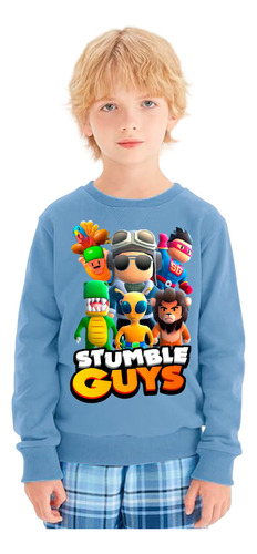 Buzo Stumble Guys En 3 Hermosos Diseños Y En Varios Colores