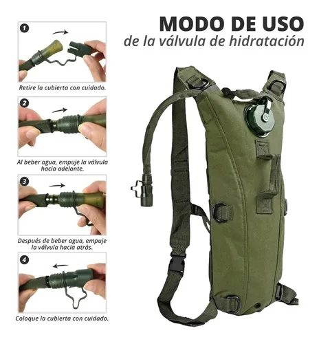 Mochila tactica con bolsa de agua new arrivals