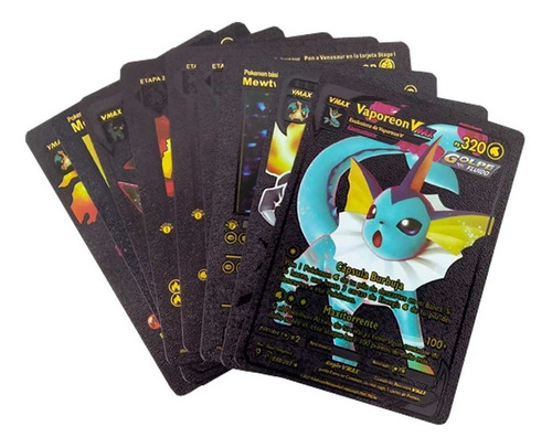  Cartas X54  Pokémon Metalizadas Coleccionables
