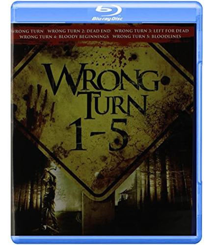 Película - Camino Hacia El Terror /wrong Turn 1-5 Blu-ray