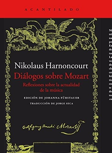Diálogos Sobre Mozart, Nikolaus Harnoncourt, Acantilado