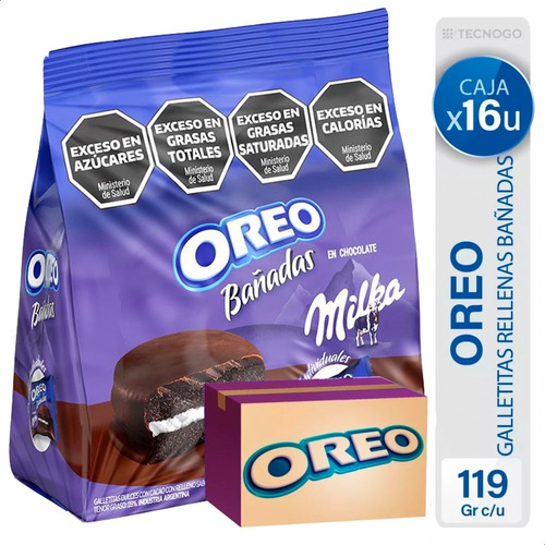 Caja Oreo Galletitas Bañadas En Chocolate Pack Mejor Precio