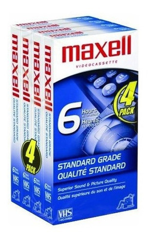 Maxell Std-t Pack Vhs Tapes