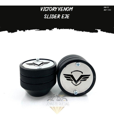 Spools Sliders Eje Partes Lujo Moto Victory Venom