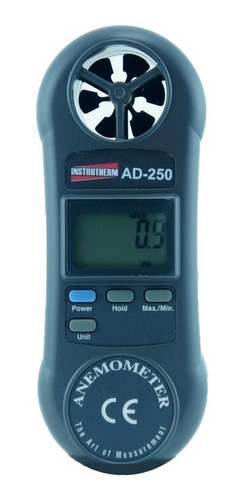Anemômetro Digital Medidor Velocidade Do Vento Ad-250 
