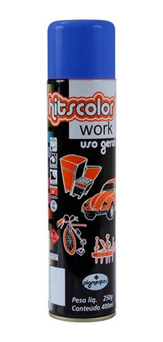Tinta Spray Uso Geral E Automotivo Cx 6 - Azul Médio