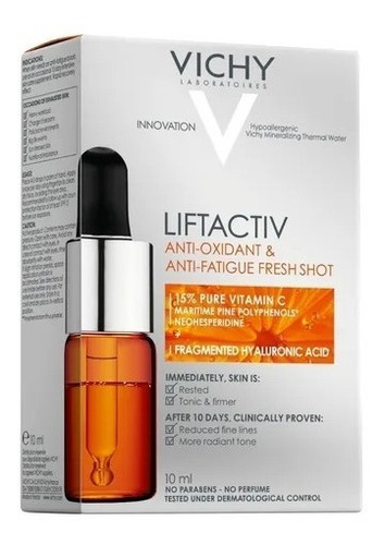 Liftactiv Shot Vichy Antioxidante Y Antifatiga X 10 Ml