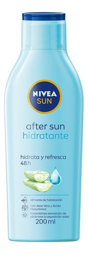 Crema Hidratante Nivea Sun After Sun 48 H Aloe Vera 200 Ml