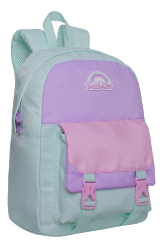 Mochila Infantil Sweet Color Block Menta Head