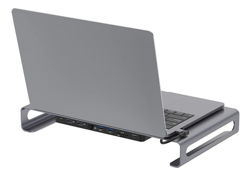 9 1 Usb C Hub Estacion Acoplamiento Aluminio Para Laptop 4k