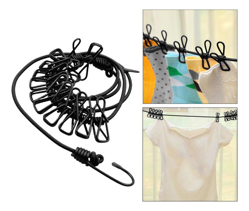 Tendedero Elástico Cordón Línea De Secado De Ropa Para