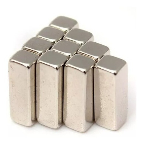 Iman De Neodimio Rectangular 25x9x9 Mm Ultrapotente