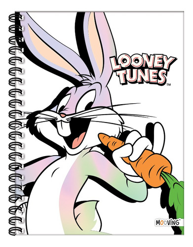 Cuaderno A4   Universitario  T/dura Looney Tunes  Mooving