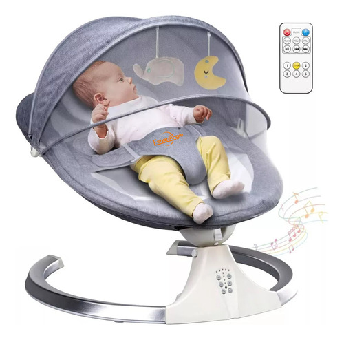 Silla Mecedora Eléctrica Inteligente Para Bebés Multifunción Con Sonido Eshopangie