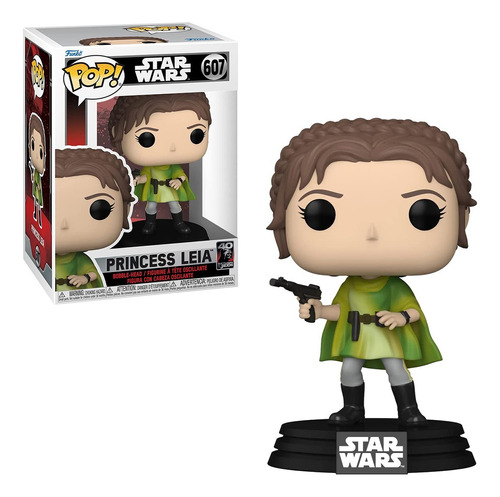 Figura De Accion Princess Leia 607 Star Wars Funko Pop 