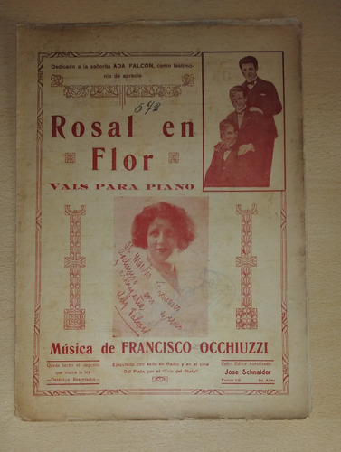 Partitura Rosal En Flor Vals Para Piano Francisco Occhiuzzi