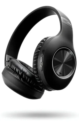 Fone De Ouvido Aiwa Aws-hp-02-b Bluetooth Preto Preto