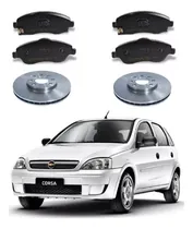 Comprar Kit Disco + Pastilha De Freio Dianteira Corsa Hatch 1.8 2004
