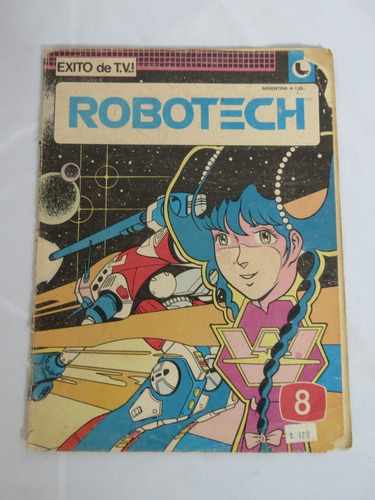 Antigua Revista Robotech Número 8 En Español - Ledafilms 