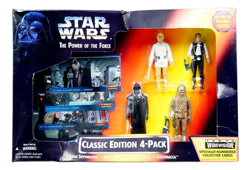 Star Wars Power Of The Force Classic Edition 4 Pack Detalle