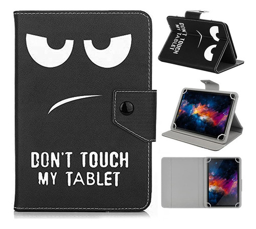 Funda Universal Para Tableta De 11 Pulgadas, Negro Y Dibujo