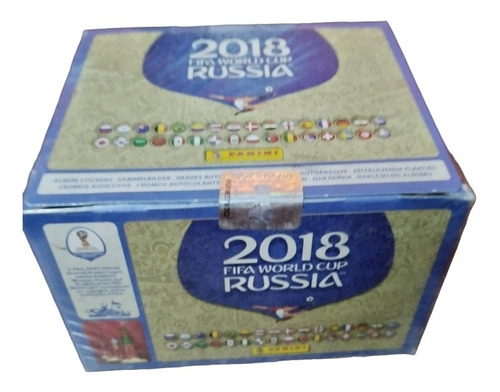 Rusia 2018, Caja Con 100 Sobres De Estampas Editorial Panini