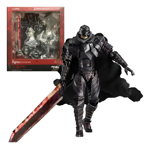 Figura 17cm Caja Guts Armor Berserker Skull 410 Con Espada