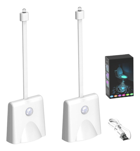 Sensor Movimiento Y Luz Led Nocturna For El Baño Impermeable