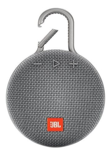 Parlante JBL Clip 3 portátil con bluetooth waterproof stone grey 