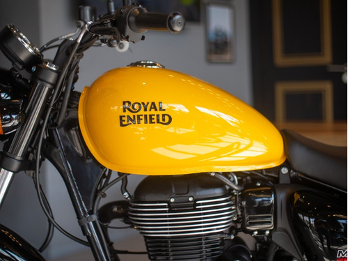 Imagen 12 de 25 de Royal Enfield Meteor 350 Fireball Amarilla Reserva