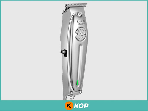 Recortadora Kemei Recargable KM-1949 plateada