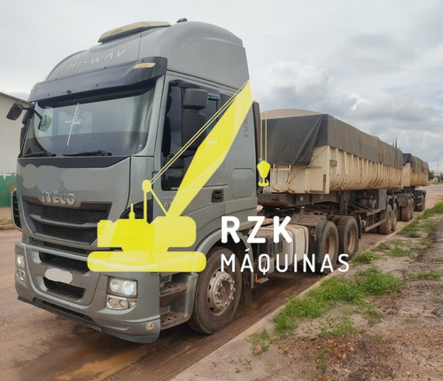 Imagem 3 de 15 de Conjunto Rodotrem 9 Eixos Iveco Caçamba 2014/2004