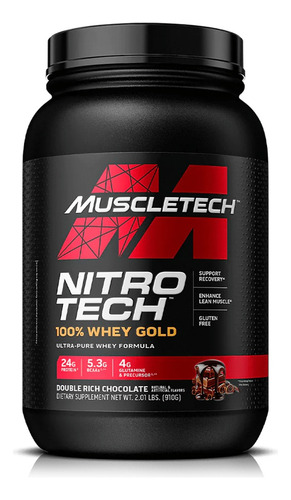 Nitrotech Whey Gold 2lb Proteina 100% Whey - Tienda Fisica