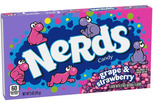 Dulces Nerds Grape & Strawberry 141g