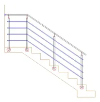 Comprar Baranda Acero Inoxidable Para Balcones Y Escaleras. 4 Caños