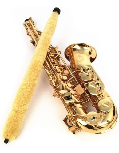 Cepillo De Limpieza Saxofón Alto Amarillo Accesorios C...