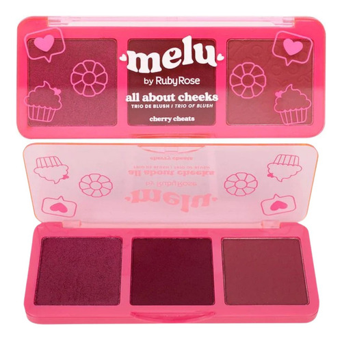 Trio De Blush All About Cheeks Melu Ruby Rose Rr1000