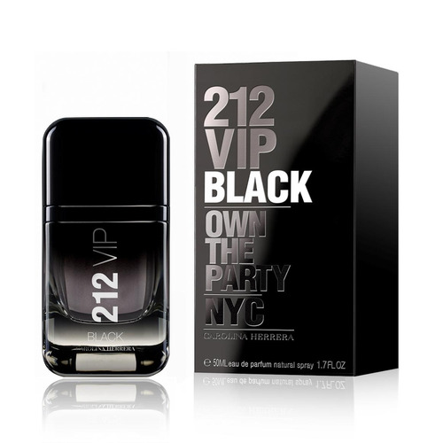 212 Vip Black Men 50ml Perfume Carolina Herrera Hombre 